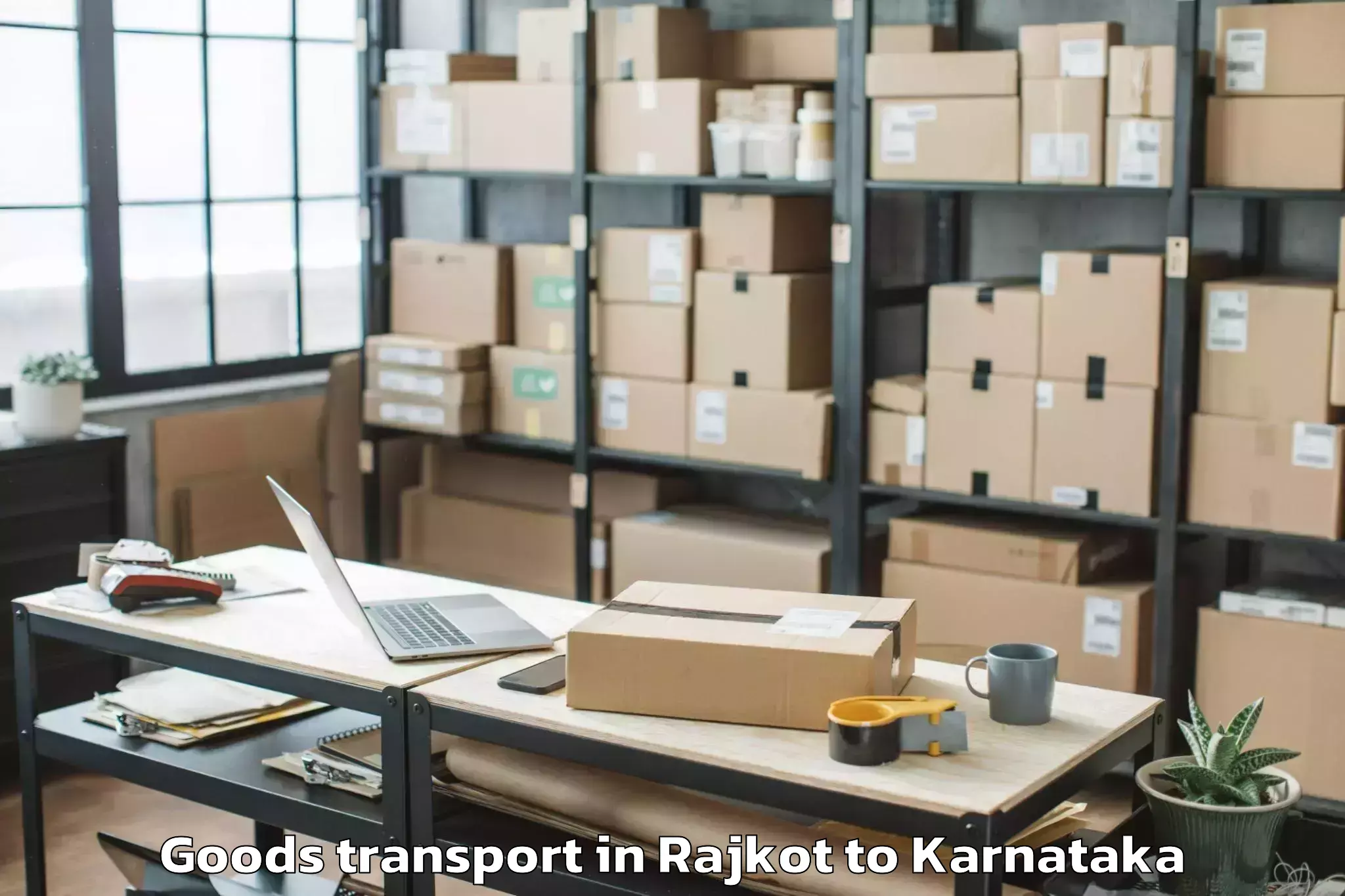 Efficient Rajkot to Davanagere Goods Transport